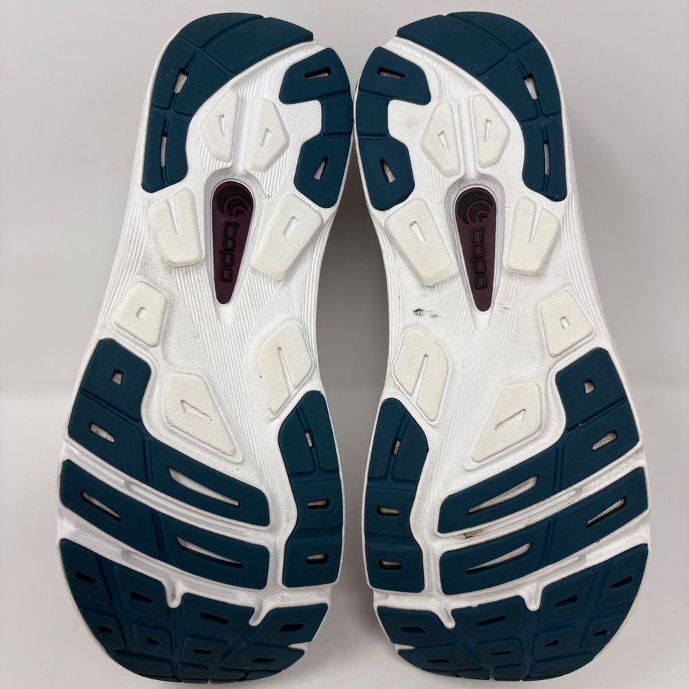 Topo Athletic Magnifly 4 Women's Size 9.5 Purple Blue White Running Shoes - Picture 6 of 8